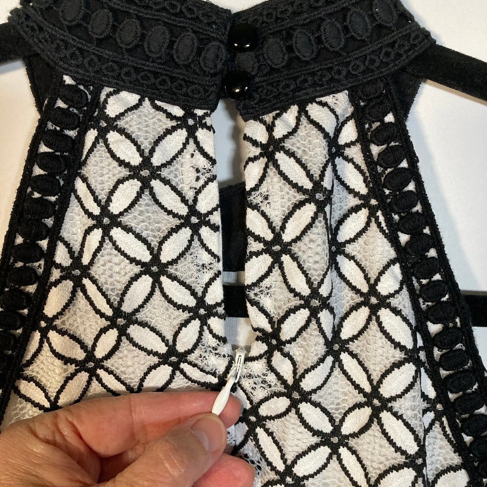 Anthropologie Eli & Ali Ninetta Lace Sleeveless Dress, Size 6, New with Tags - Picture 8 of 16